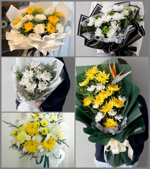 天津宝坻区新安镇白事花束代送